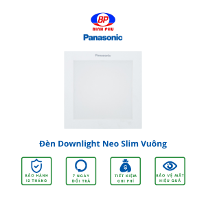 Đèn Led âm trần Downlight Vuông Panasonic Neo Slim